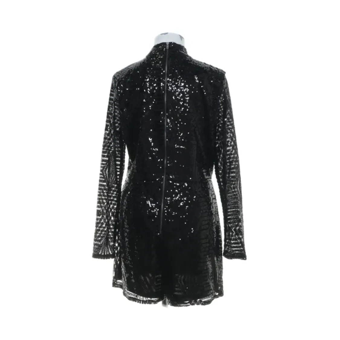 Skitsnygg Svart Paljett Playsuit - 90