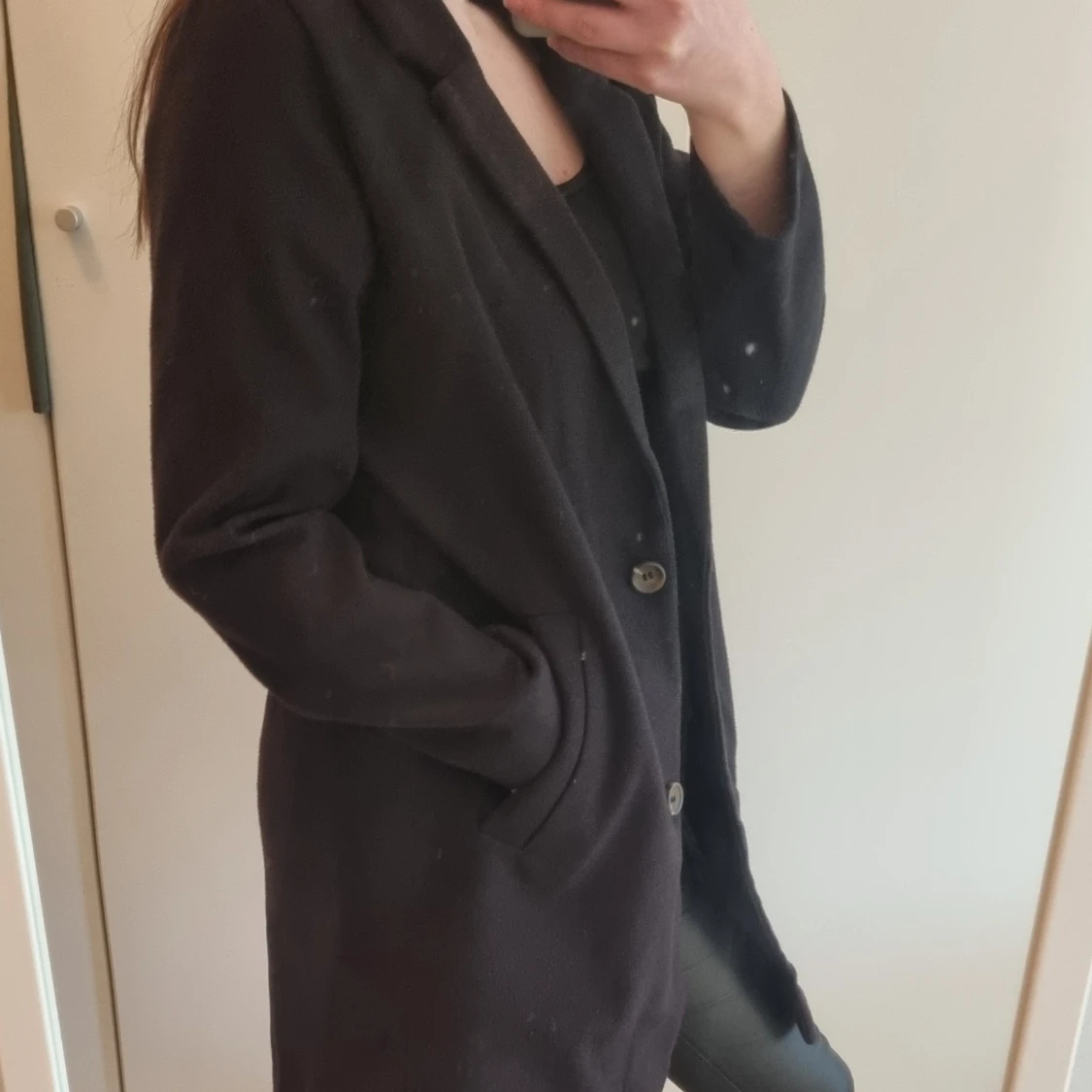 Svart vårkappa - 91