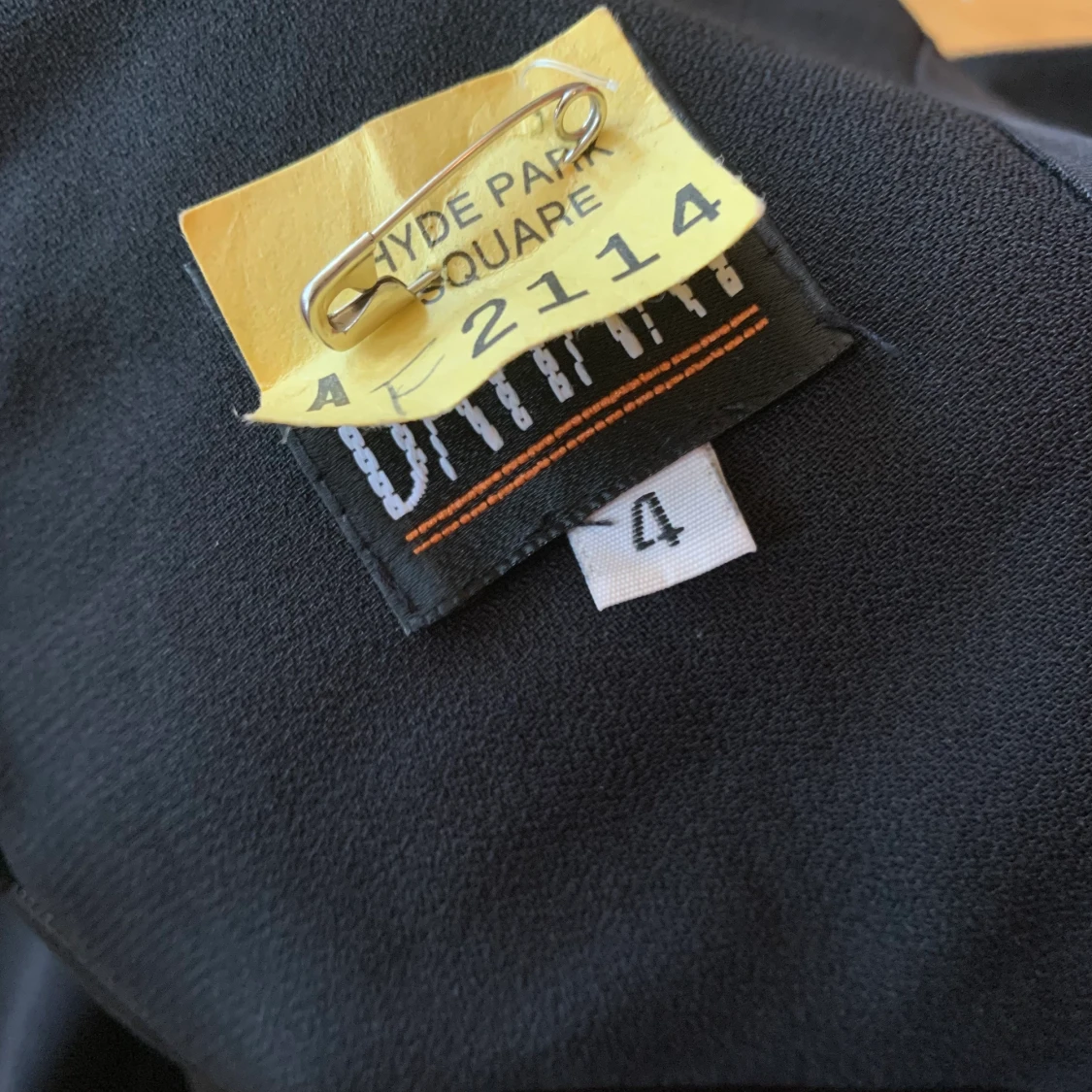 Deadstock svart klänning  - 91