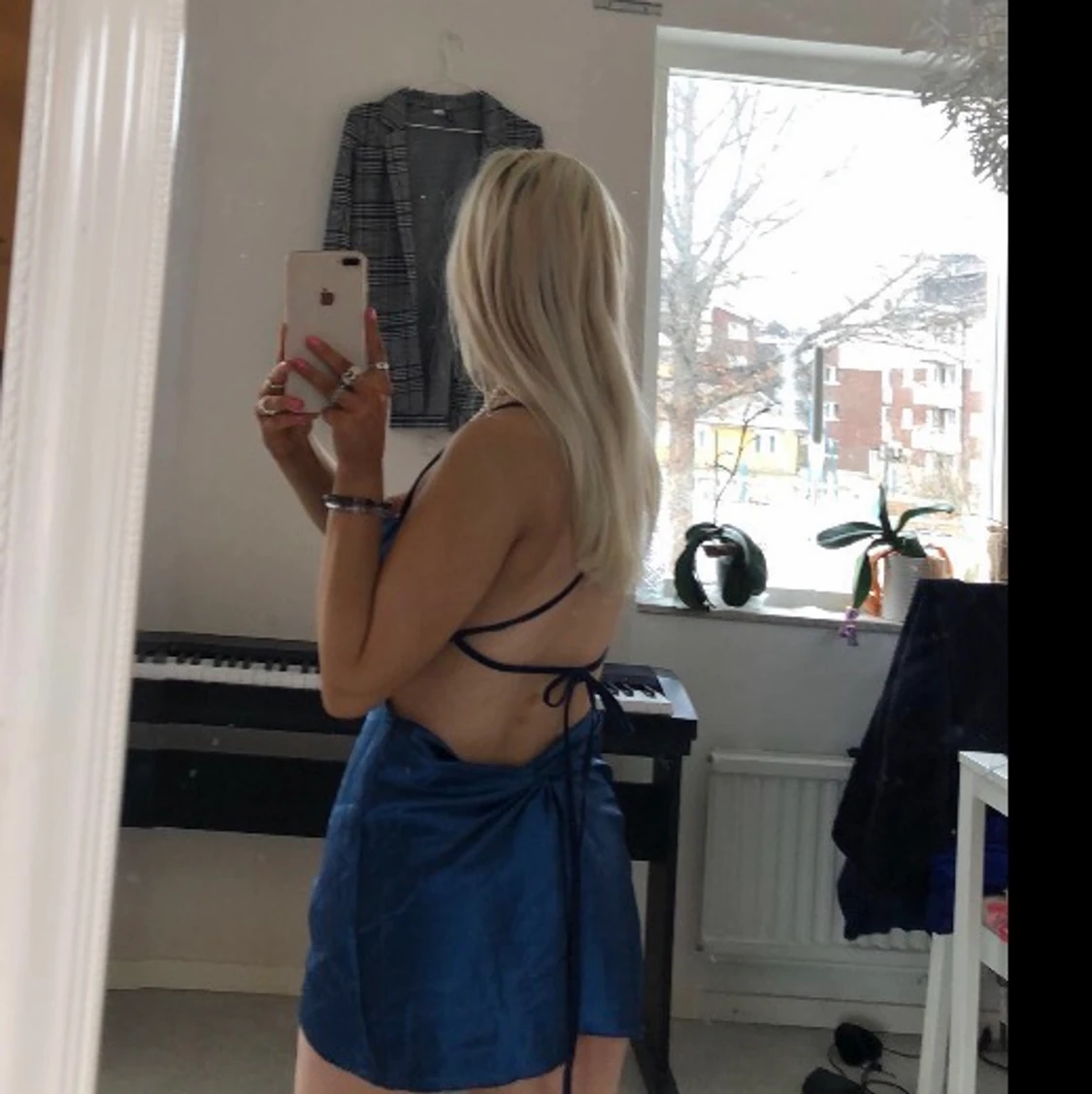 Skitsnygg och sexig klänning/nattlinne med öppen rygg💙 - 91