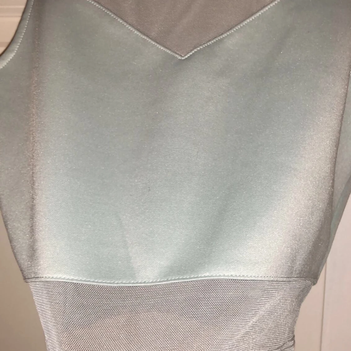 Blå crop top st S - 90