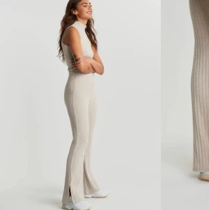 Gina tricot bootcut - Säljer dessa o tre olika färger, vit ,beige och svart .🙈 nypris är 299 men säljer för 100kr/st