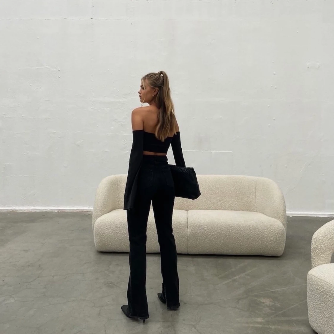 Hanna Schönberg X NAKD, svart topp - 90