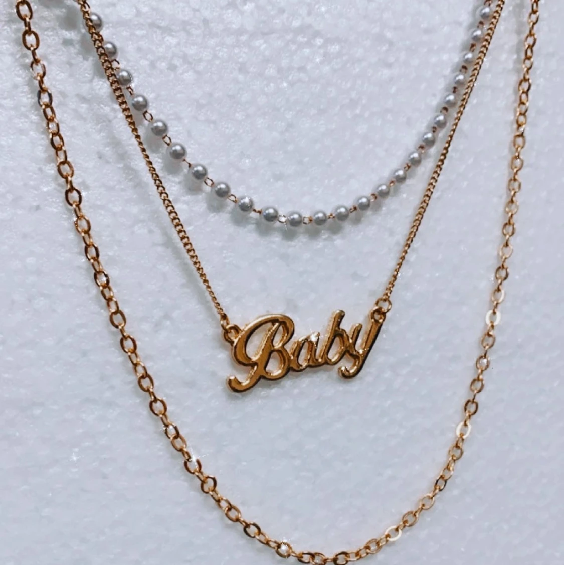 Baby halsband med flera lager