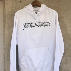 F*cking Awesome, FA hoodie, small - Vit FA, Fucking Awesome Hoodie