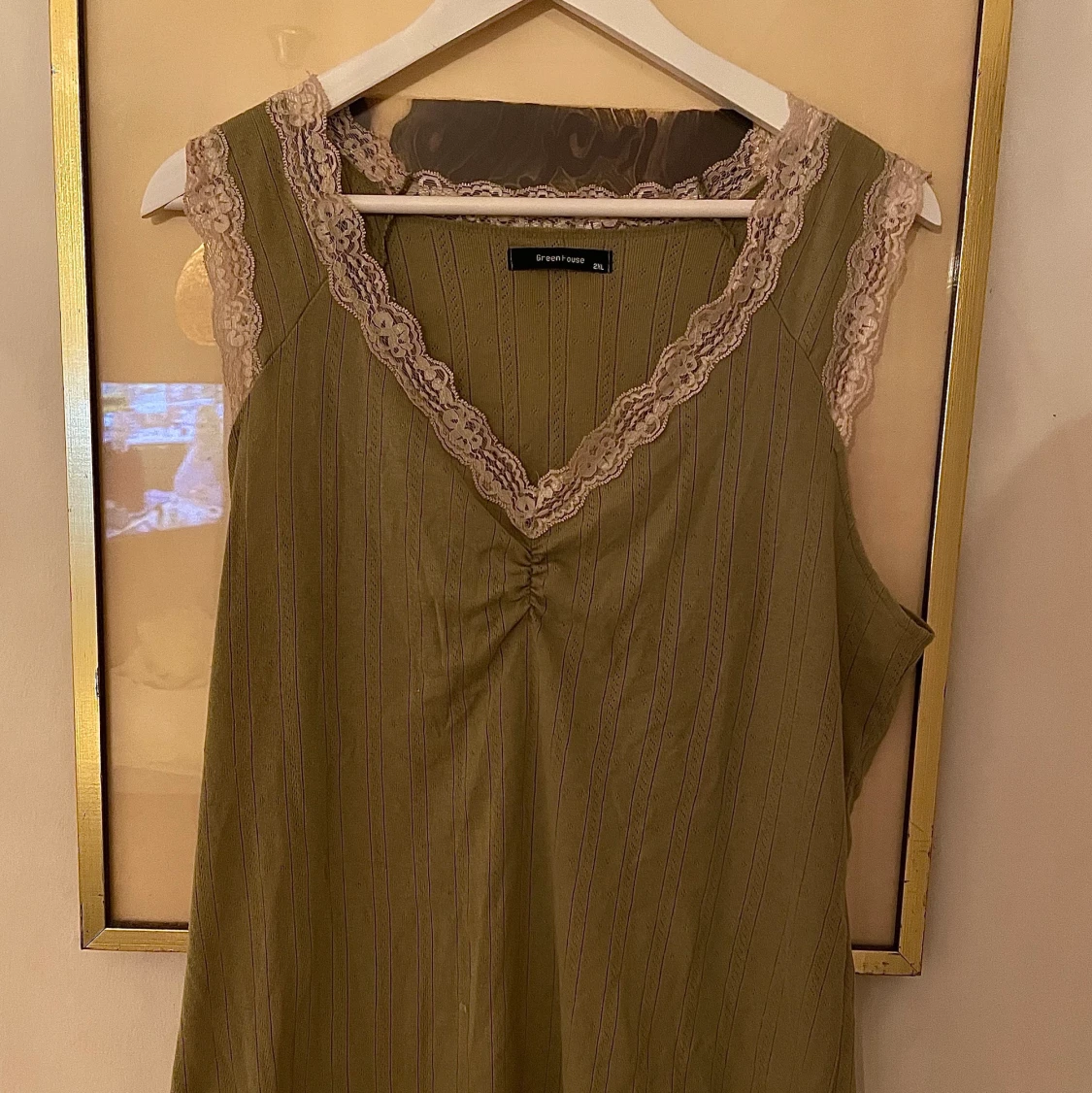 Gulligt grönt linne 💚 - 90