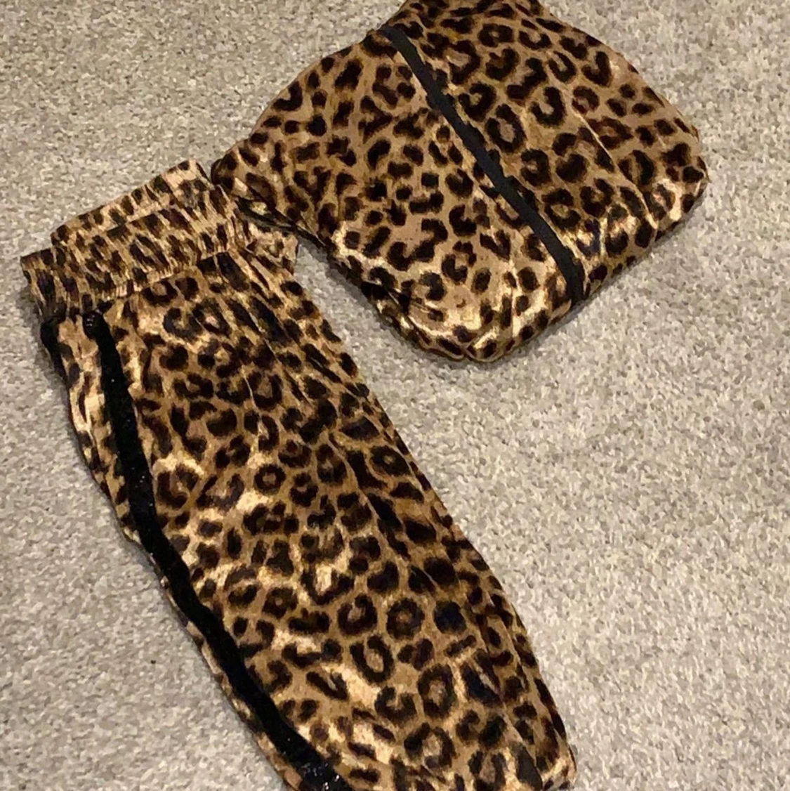 leopard mjukis sett 