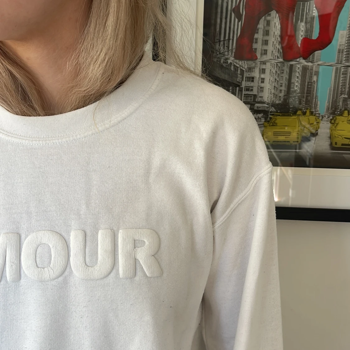 Collegetröja amour  - 91