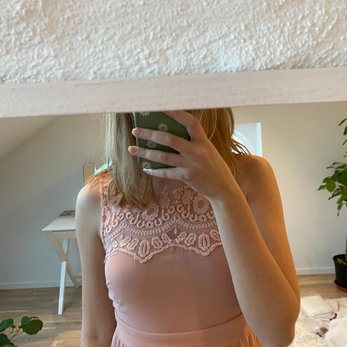 Rosa sommarklänning  - 90