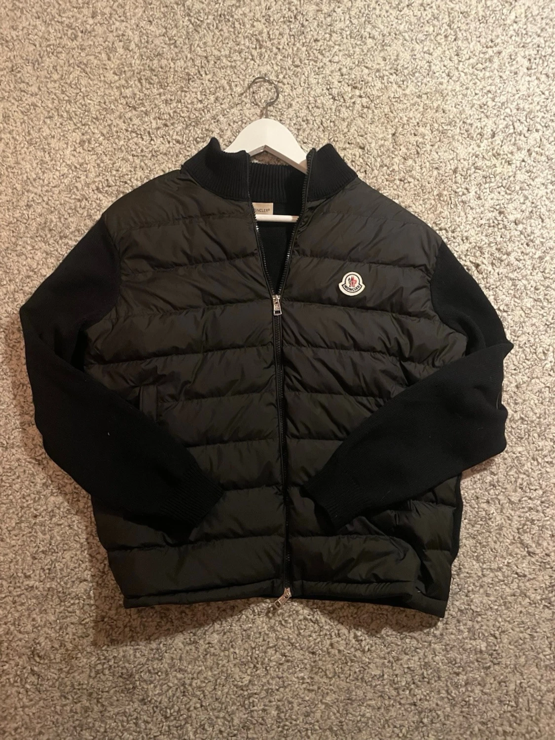 Moncler cardigan svart