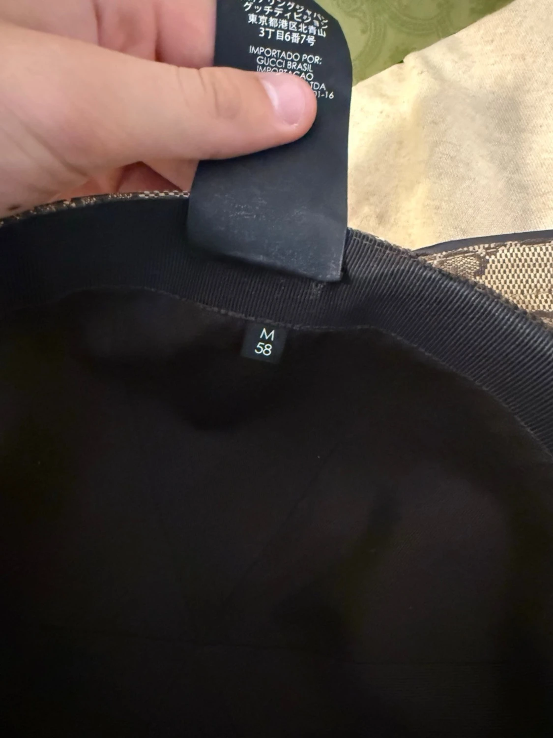 Gucci beige GG keps - 4