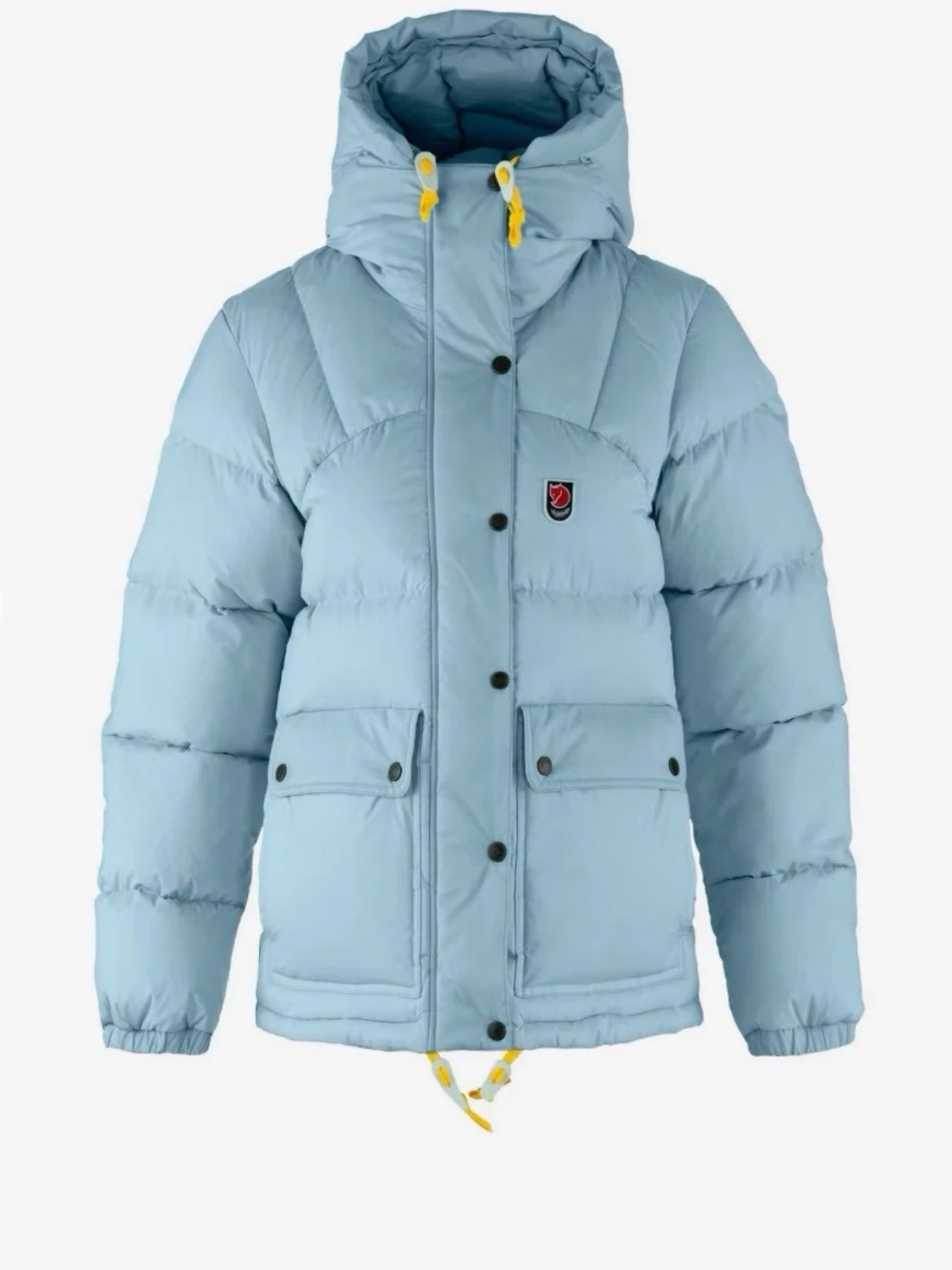 Ljusblå dunjacka från Fjällräven