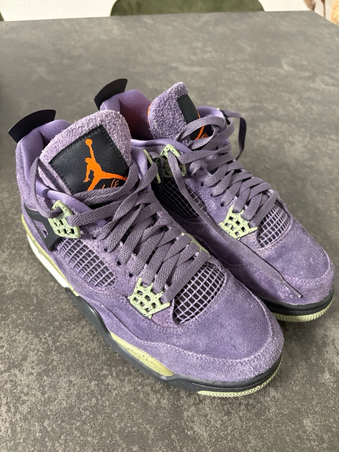Nike Jordan 4 Retro Purple suede - 1