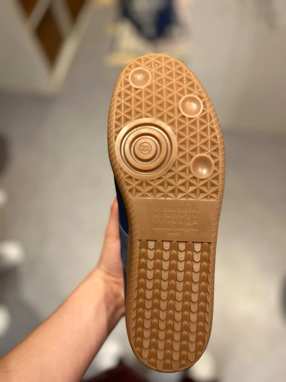 Maison Margiela blå sneakers - 2