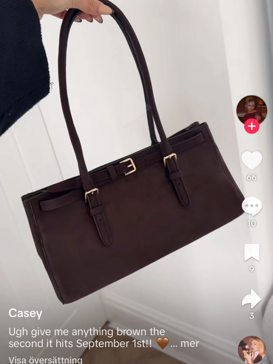 Viral brun mockaväska HM