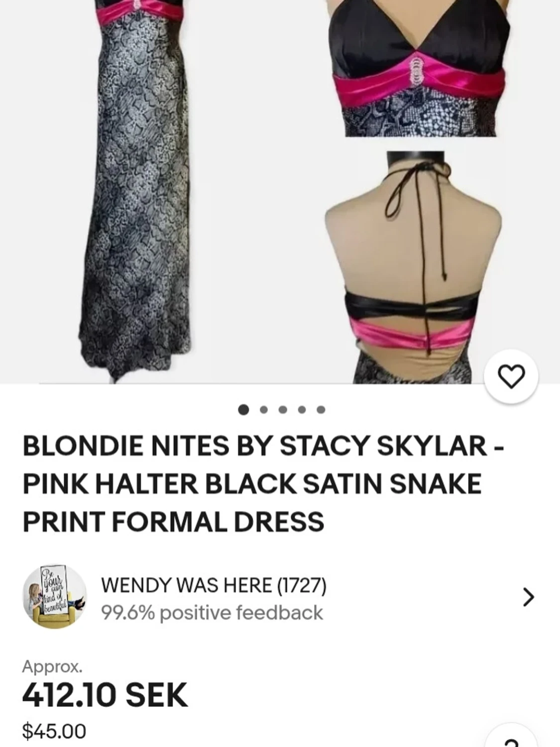 Blondie Nites dress maxi long  - 2