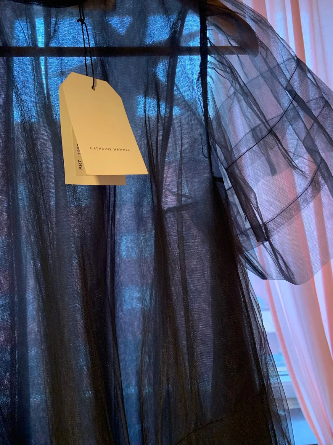 Svart tyllklänning från Cathrine Hammel - 5