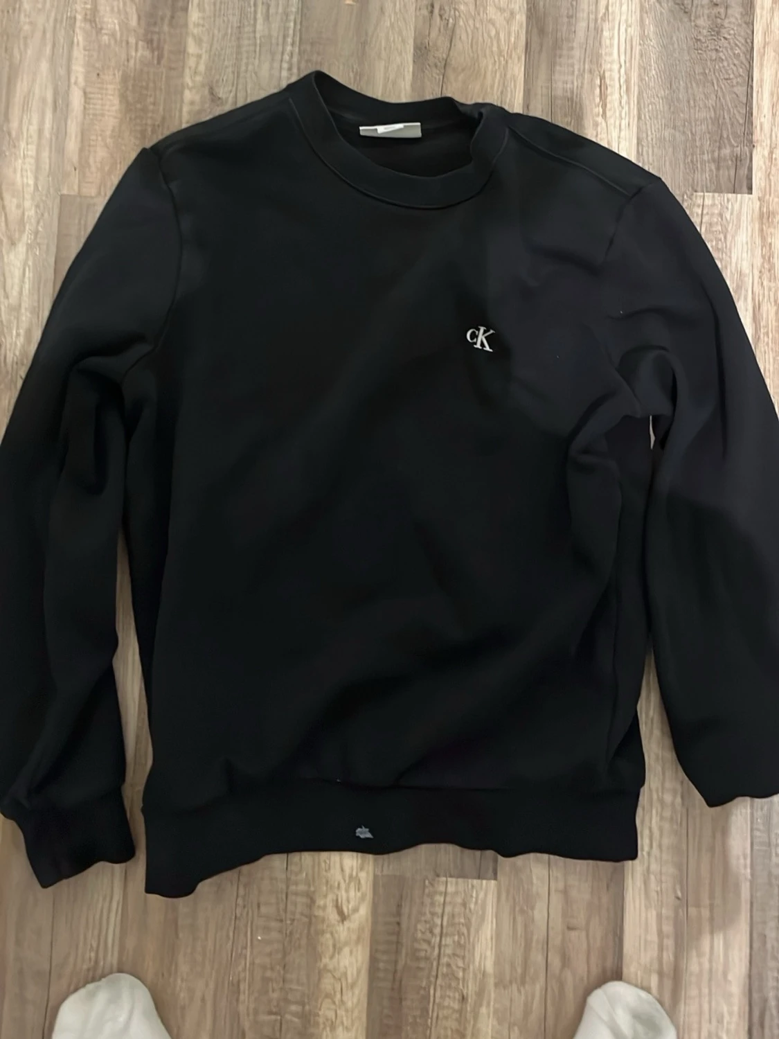 Svart sweatshirt från Calvin Klein Jeans