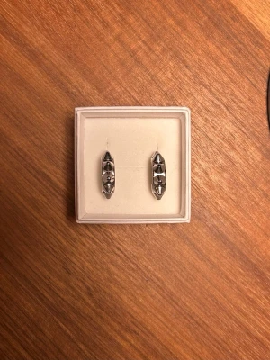 Nit örhängen edblad - Säljer ett par supersnygga nit örhängen då dem inte kommit till användning. Helt nya och oanvända så i toppen skick!!💓💓 nypris: 399kr