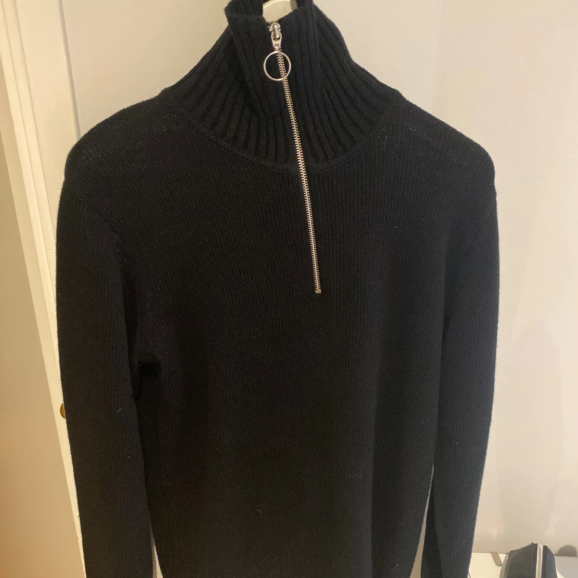 Svart stickad half zip-tröja Jack & Jones - 2