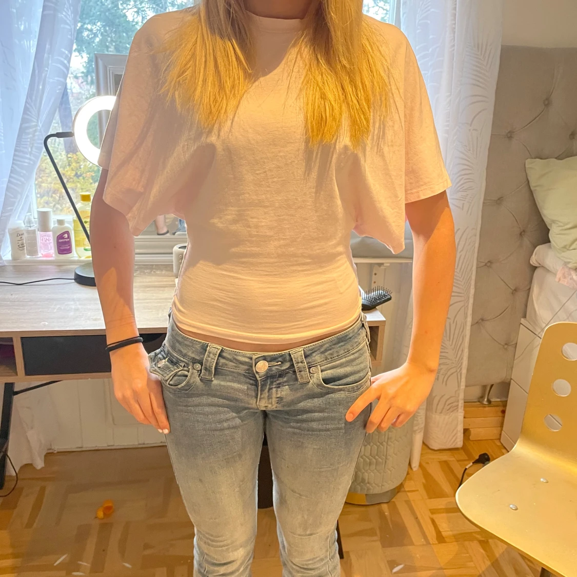 Ljusrosa t-shirt från Nelly - 1