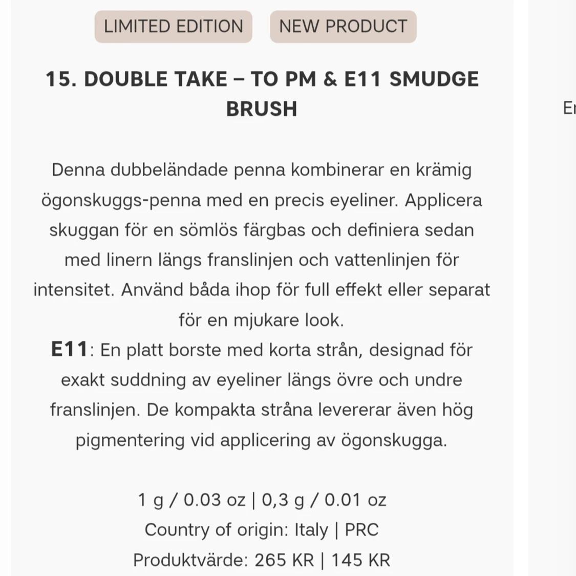 Caia double Take Eye Pen to pm + E11 Smudge brush - 2