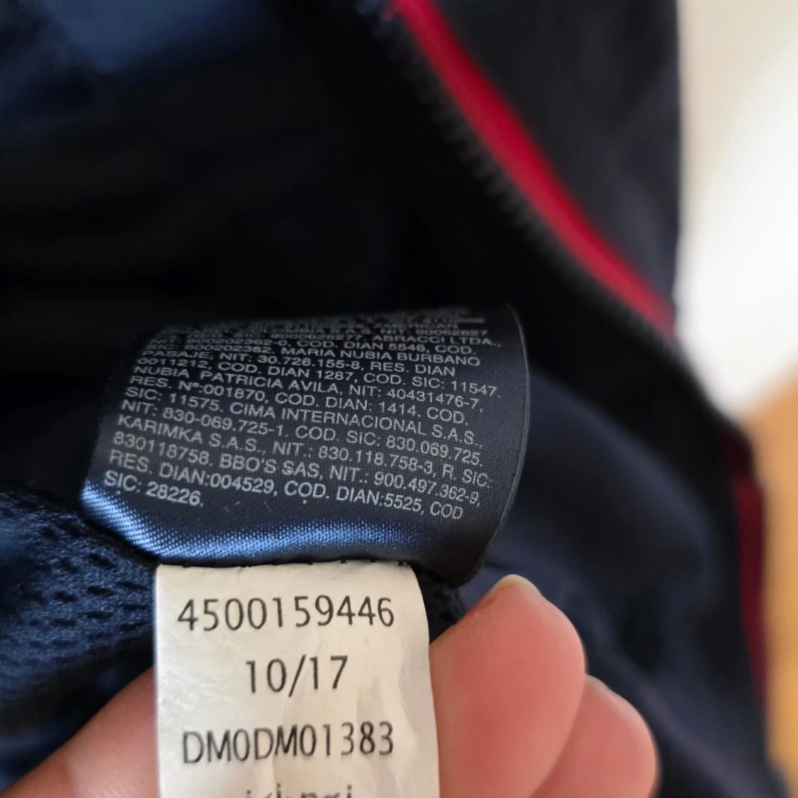 Marinblå vindjacka Tommy Jeans M - 3