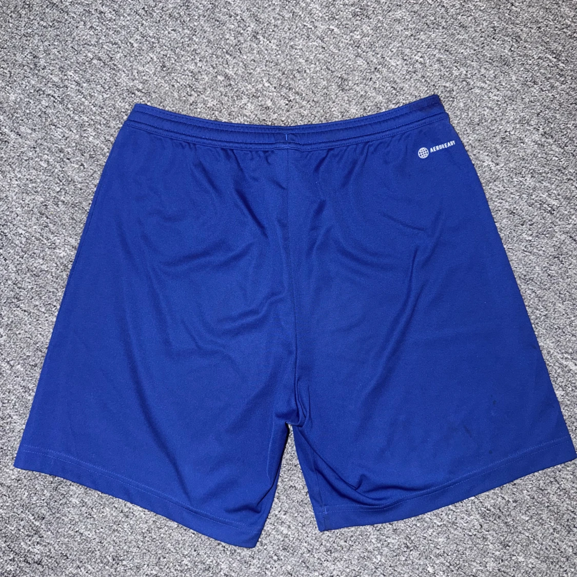 Blå Adidas shorts med snörning - 2