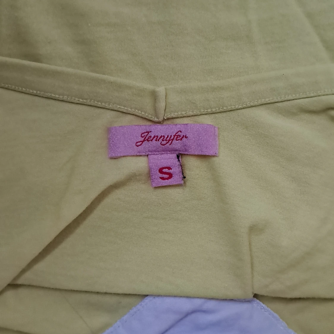 Gul linnetopp från Jennyfer med tryck - 2