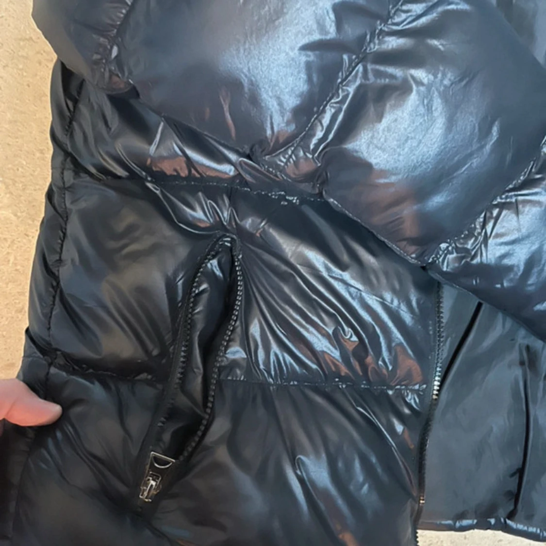 Svart pufferjacka  - 2