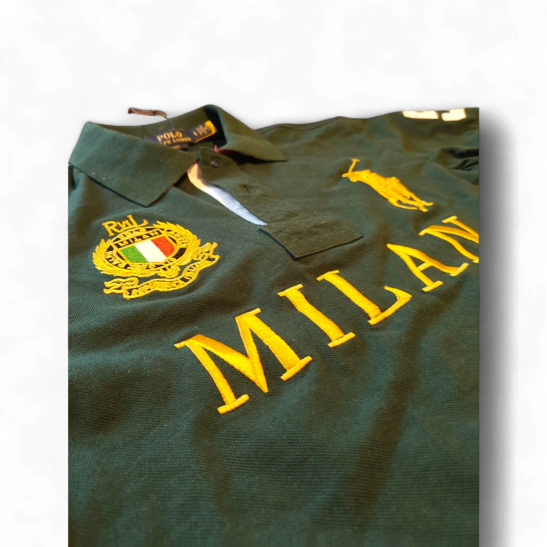 Grön Milan pikétröja Polo Ralph Lauren (Cheif Keef) - 2