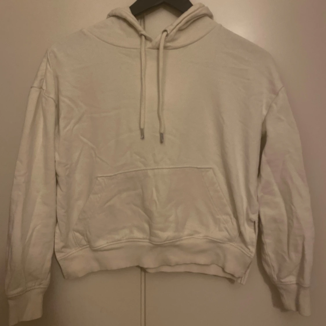 Vit hoodie strl S  - 1