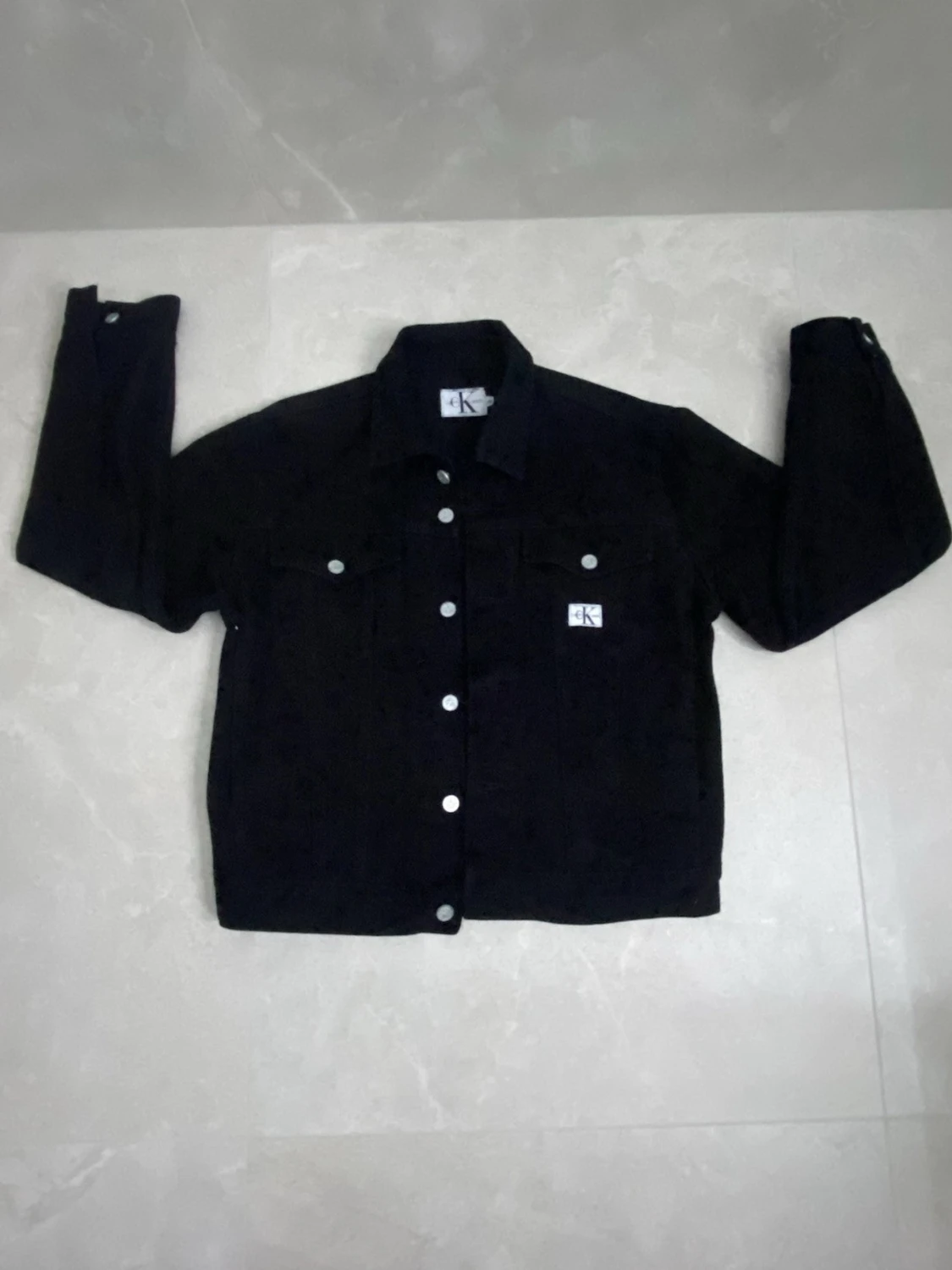 Svart jeansjacka från Calvin Klein