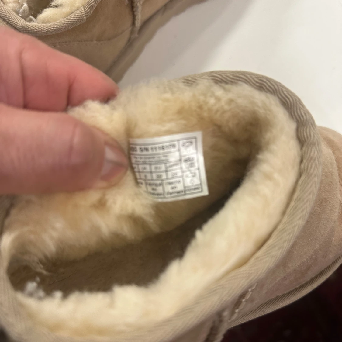 Beige UGG boots i mocka 39 - 2