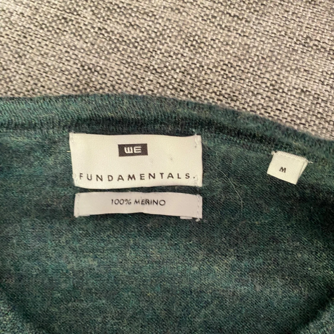 Grön merinoullströja - 1