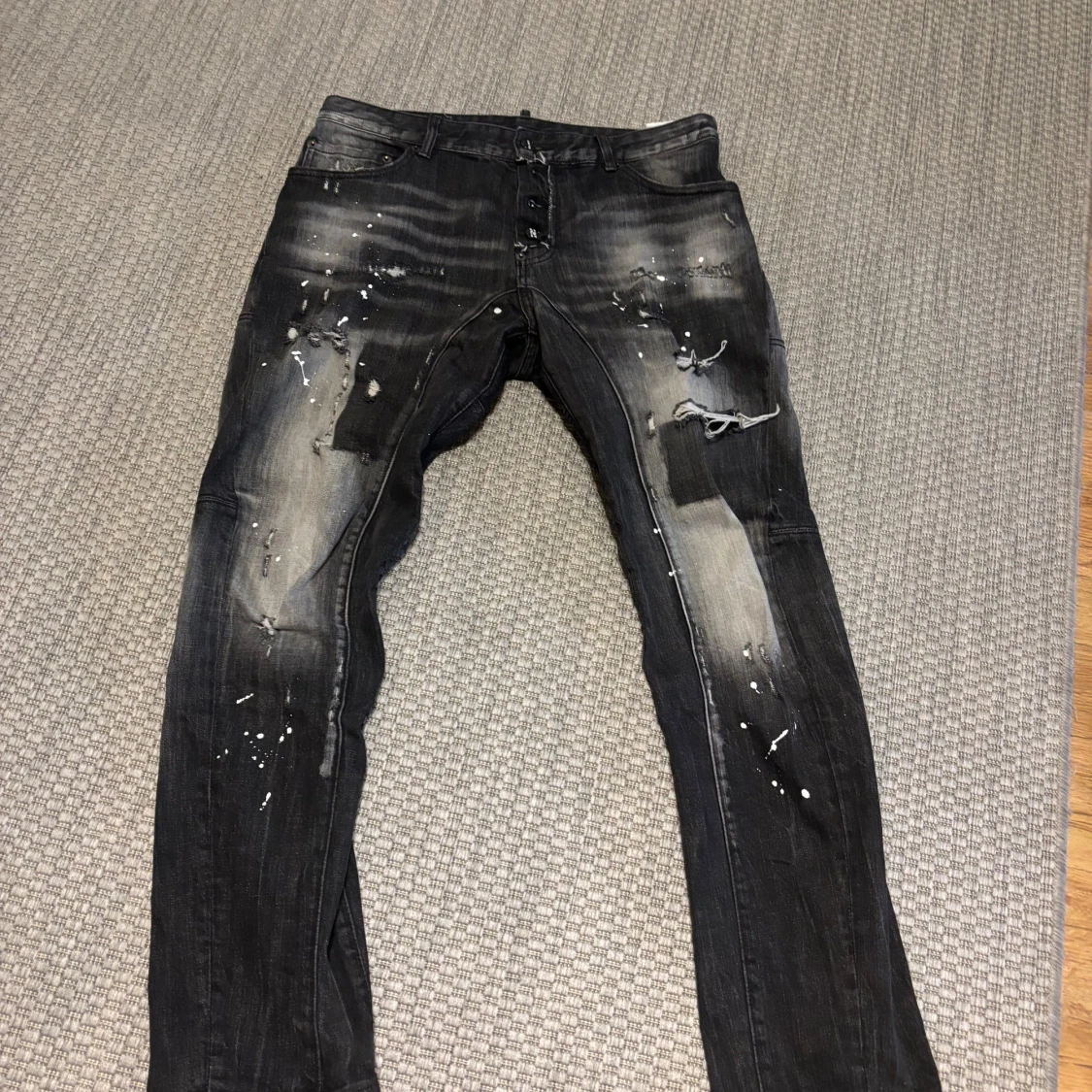 Svarta Dsquared2 jeans med slitningar - 3