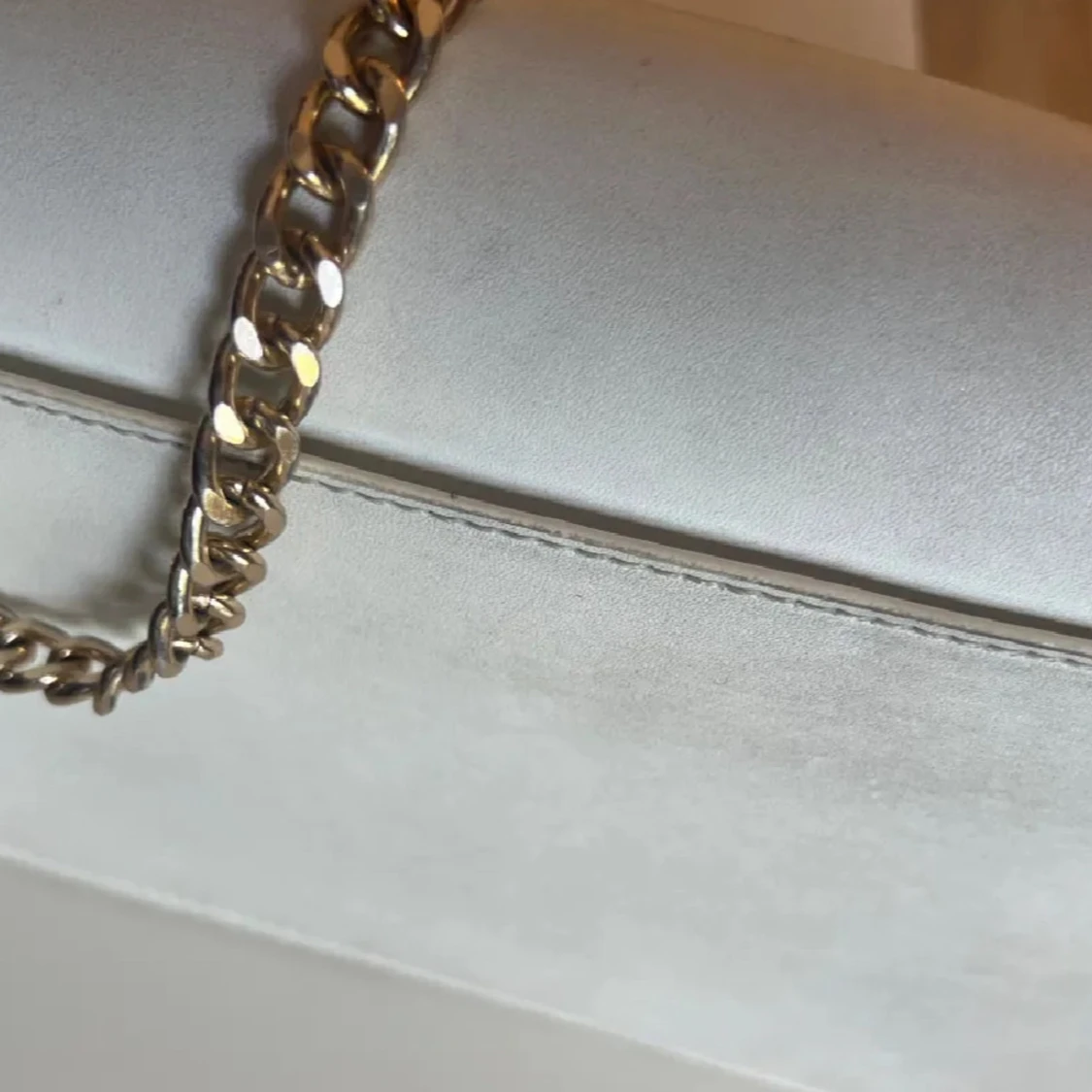 Beige axelväska - 4