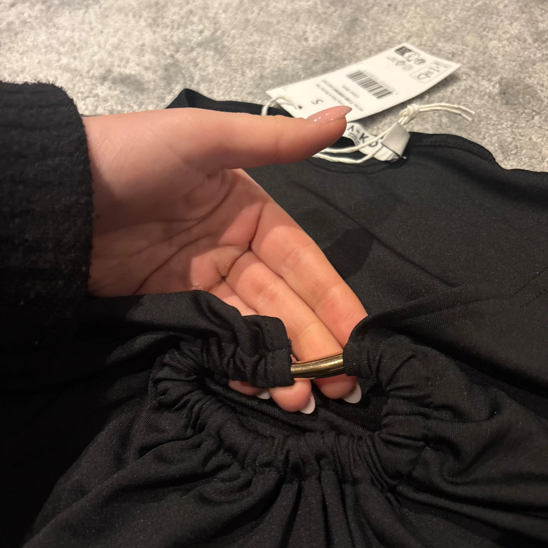 Svart långärmad topp från NA-KD - 1