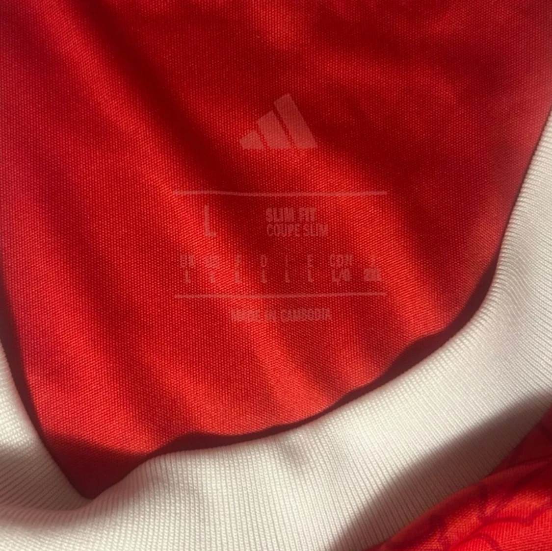 Arsenal hemmatröja Adidas röd/vit L - 3