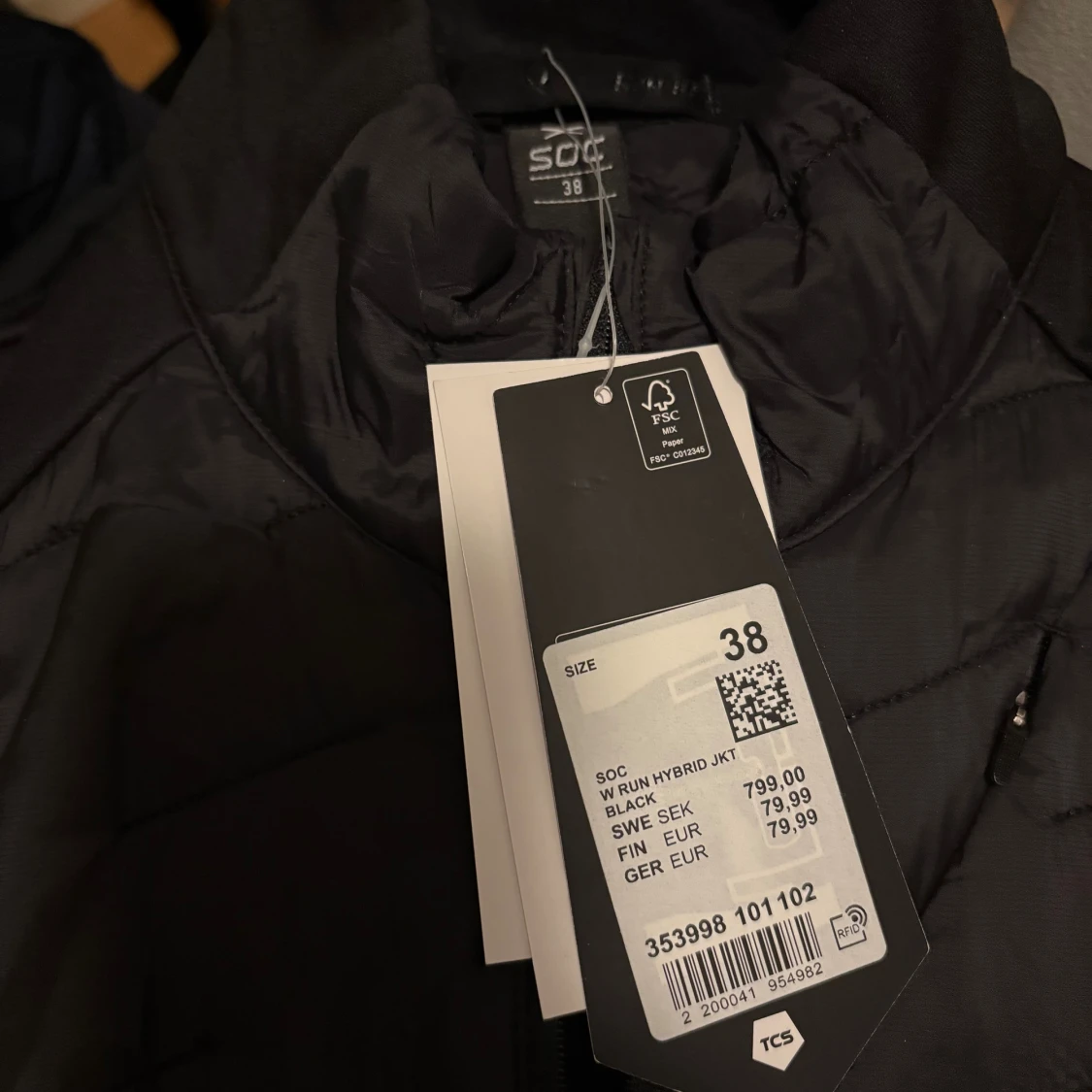 Svart hybridjacka från SOC, stl 38 - 2