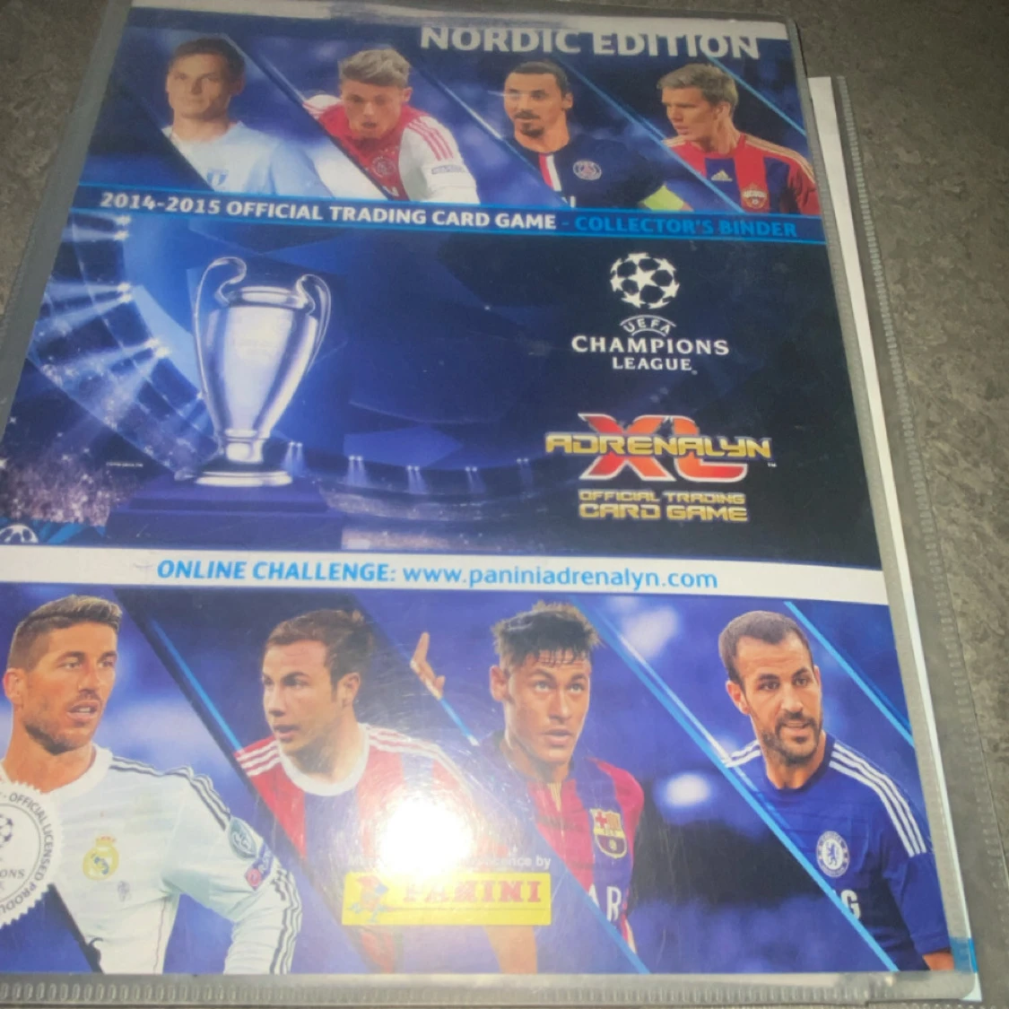 UEFA Champions League Adrenalyn XL 2014-2015 Collector's Binder Nordic Edition