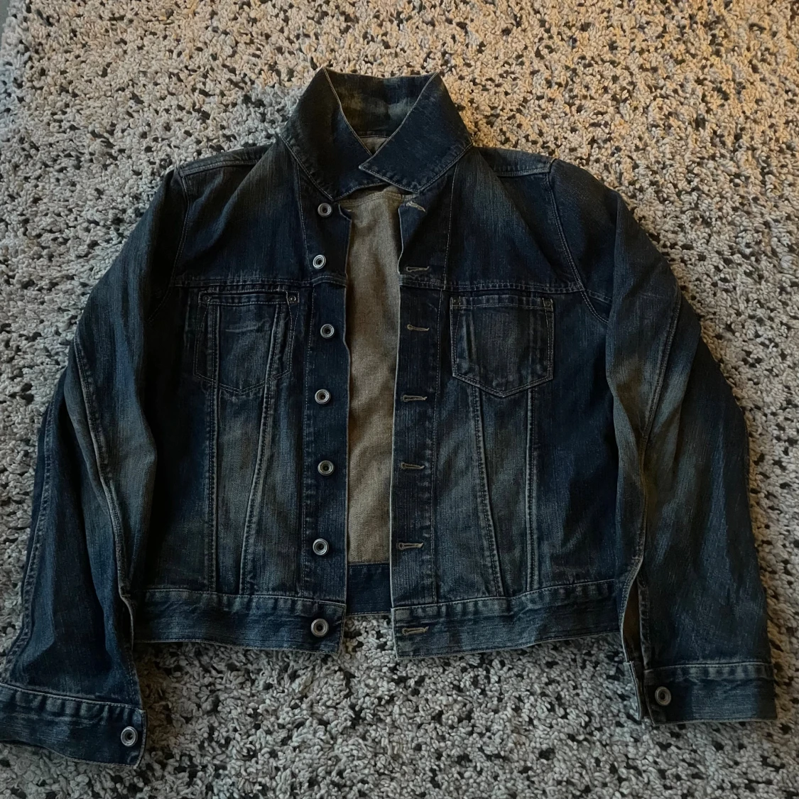 Mörkblå jeansjacka från GAS Jeans