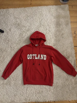 Hoodie  - Röd hoodie från Gotland inte så andvend 