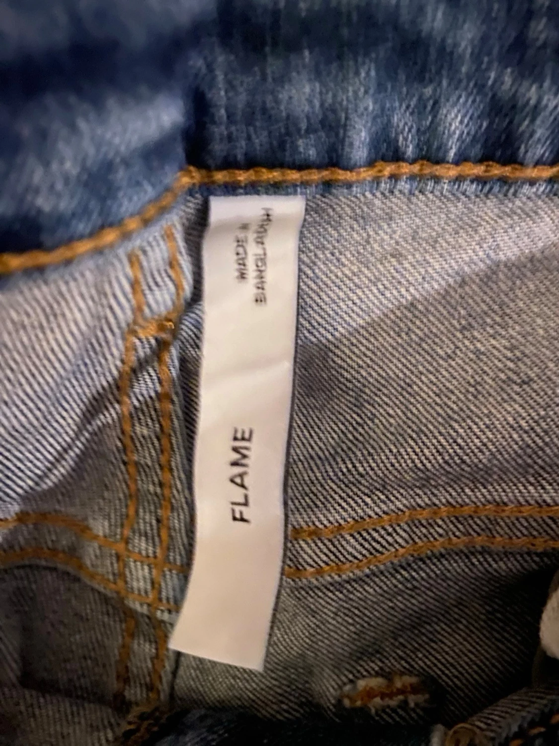 Blå bootcut jeans - 2