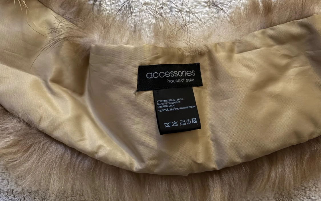 Äkta lyxig pälskrage  - 3