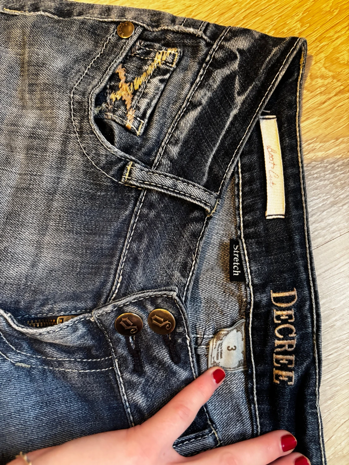 Lågmidjade jeans bootcut  - 2