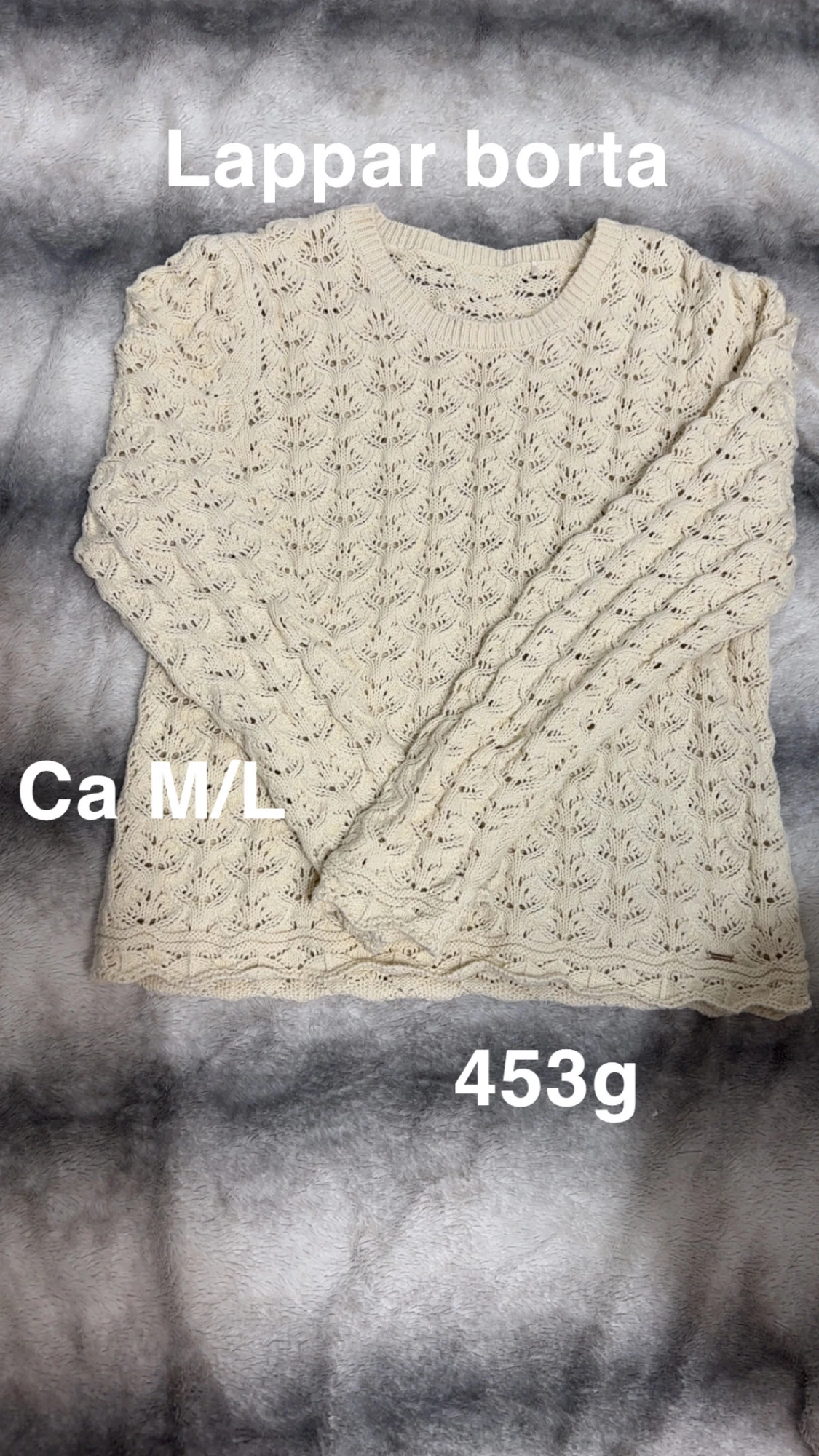Stickad tröja 