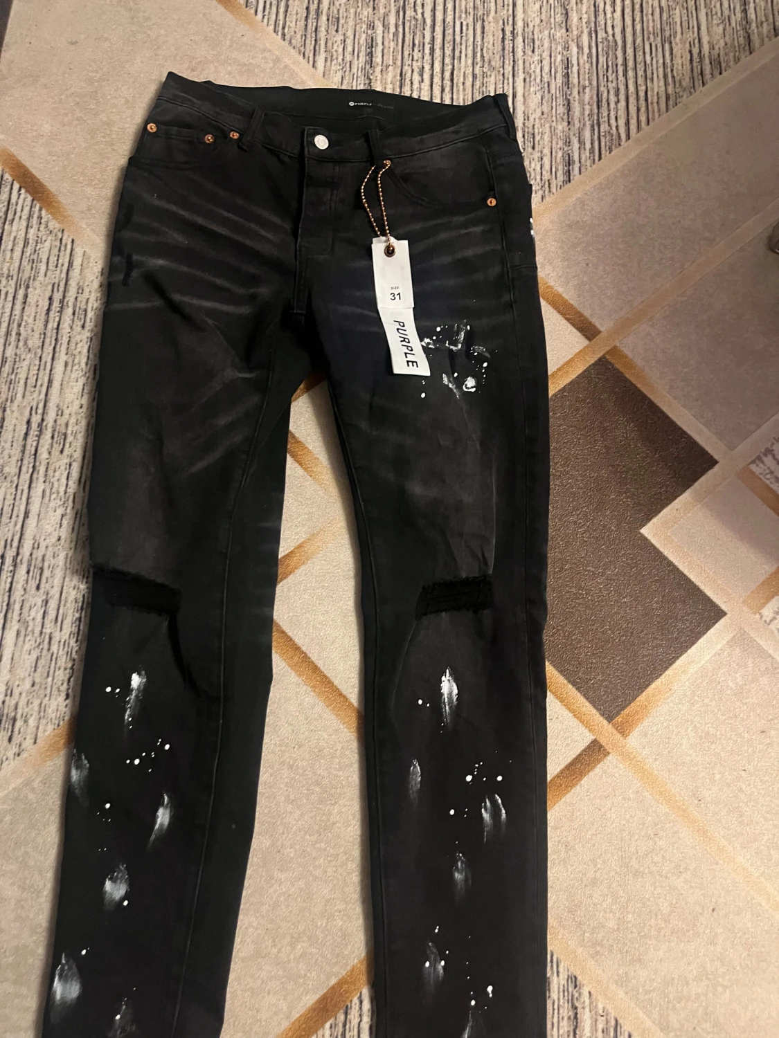 Svarta skinny jeans från Purple Brand - 1