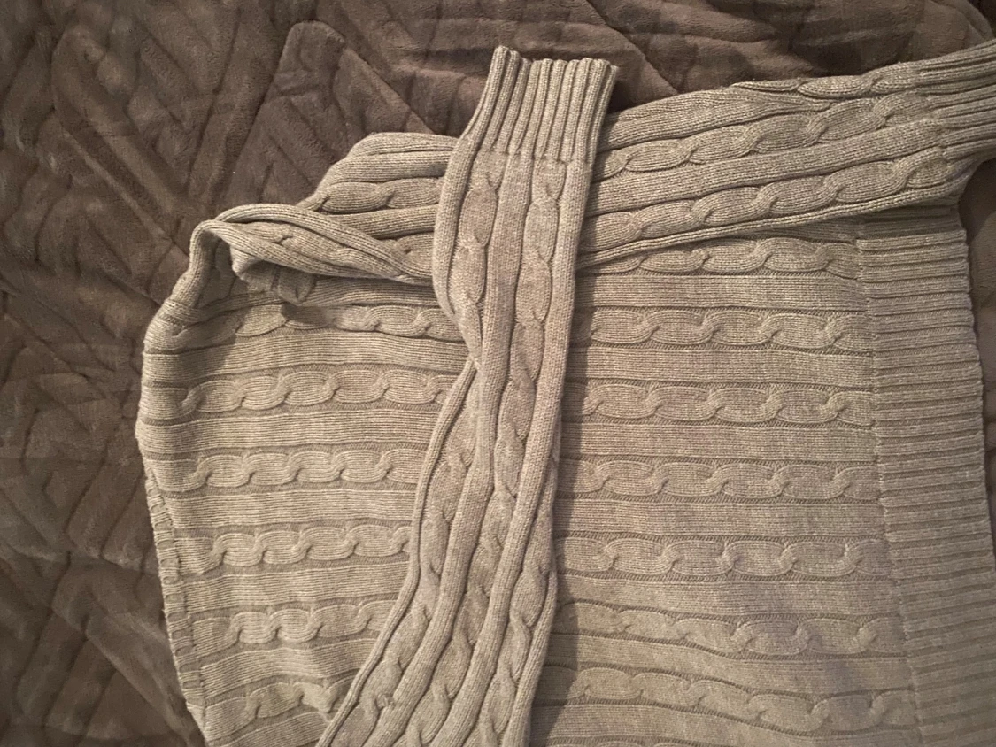 Grå kabelstickad tröja Polo Ralph Lauren - 2