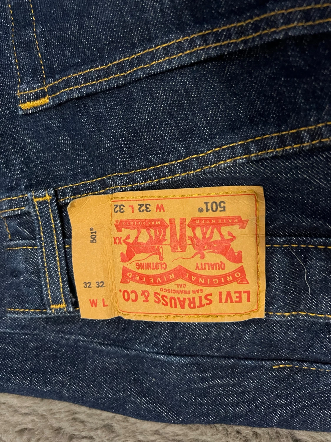 Levi's 501 mörkblå jeans 32/32 - 1